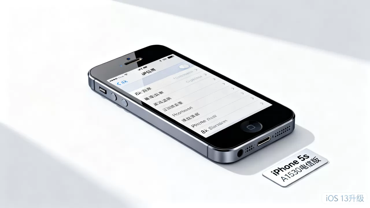 iphone5s a1530电信版能升级ios13吗，iphone5s电信版