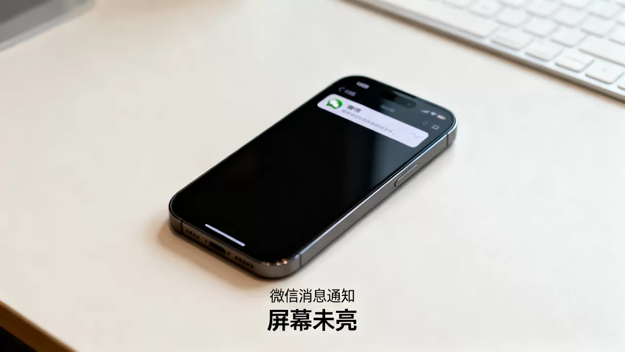 iPhone微信不亮屏幕不亮，为什么iPhone微信消息通知不亮屏