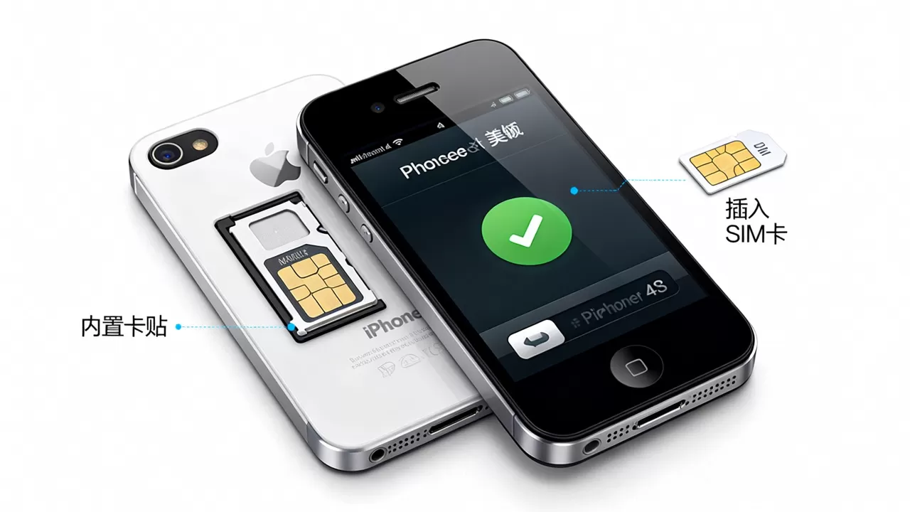 美版iphone4s内置卡贴怎么解锁?iphone4s卡贴机教程 美版iphone4s内置卡贴怎么解锁?iphone4s卡贴机教程