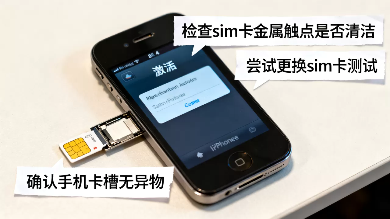 iphone4s怎么激活sim卡，iphone4s插卡没反应怎么办