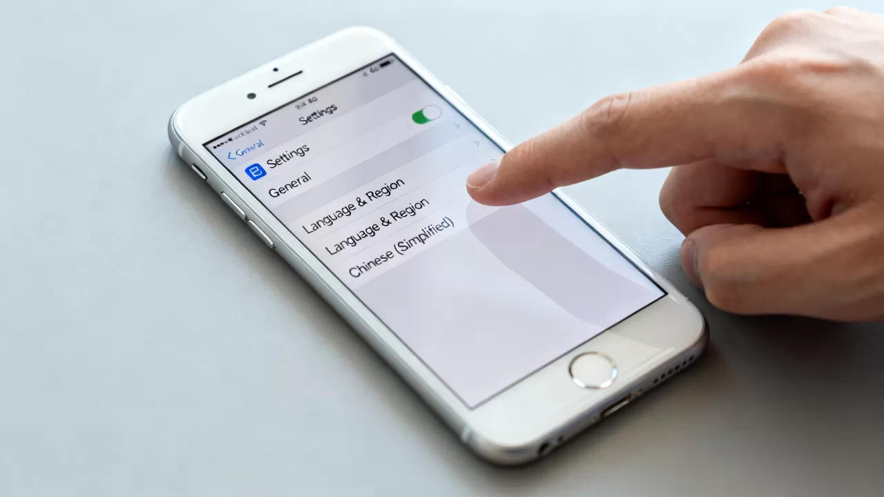 iphone6s app是英文的怎么改中文，iphone6s设置语言