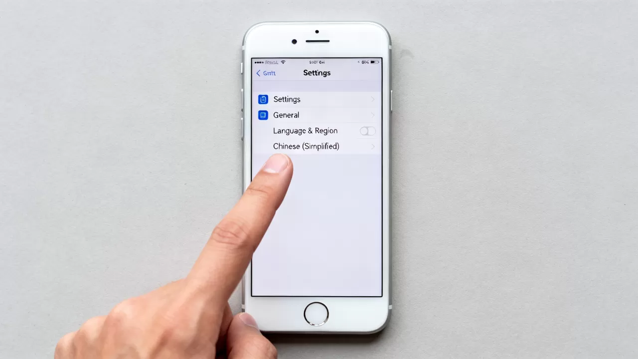 iphone6s app是英文的怎么改中文，iphone6s设置语言