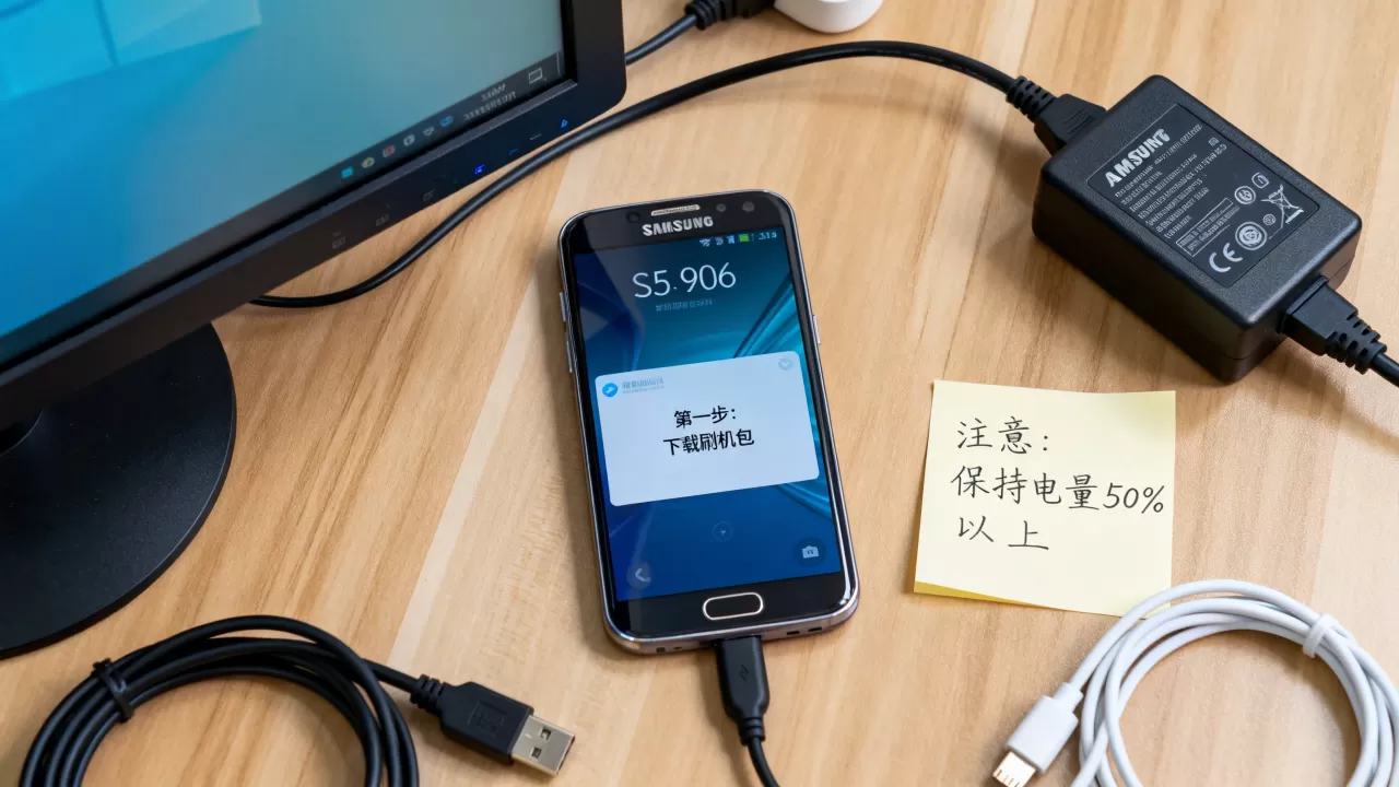 s5 906刷机教程，三星s5 906刷机失败怎么办