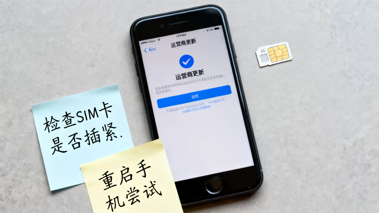iphone6s更新运营商，iphone6s更新运营商后没信号怎么办