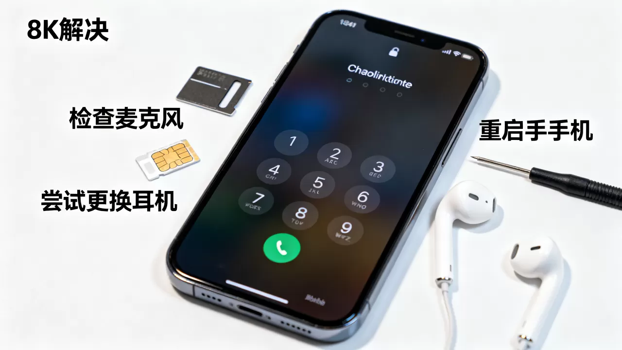 iphone接电话对方听不到声音，iphone通话对方听不见怎么解决