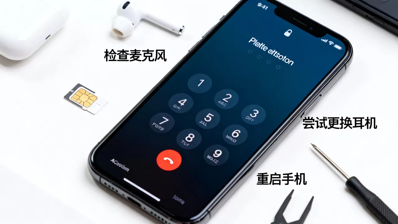 iphone接电话对方听不到声音，iphone通话对方听不见怎么解决