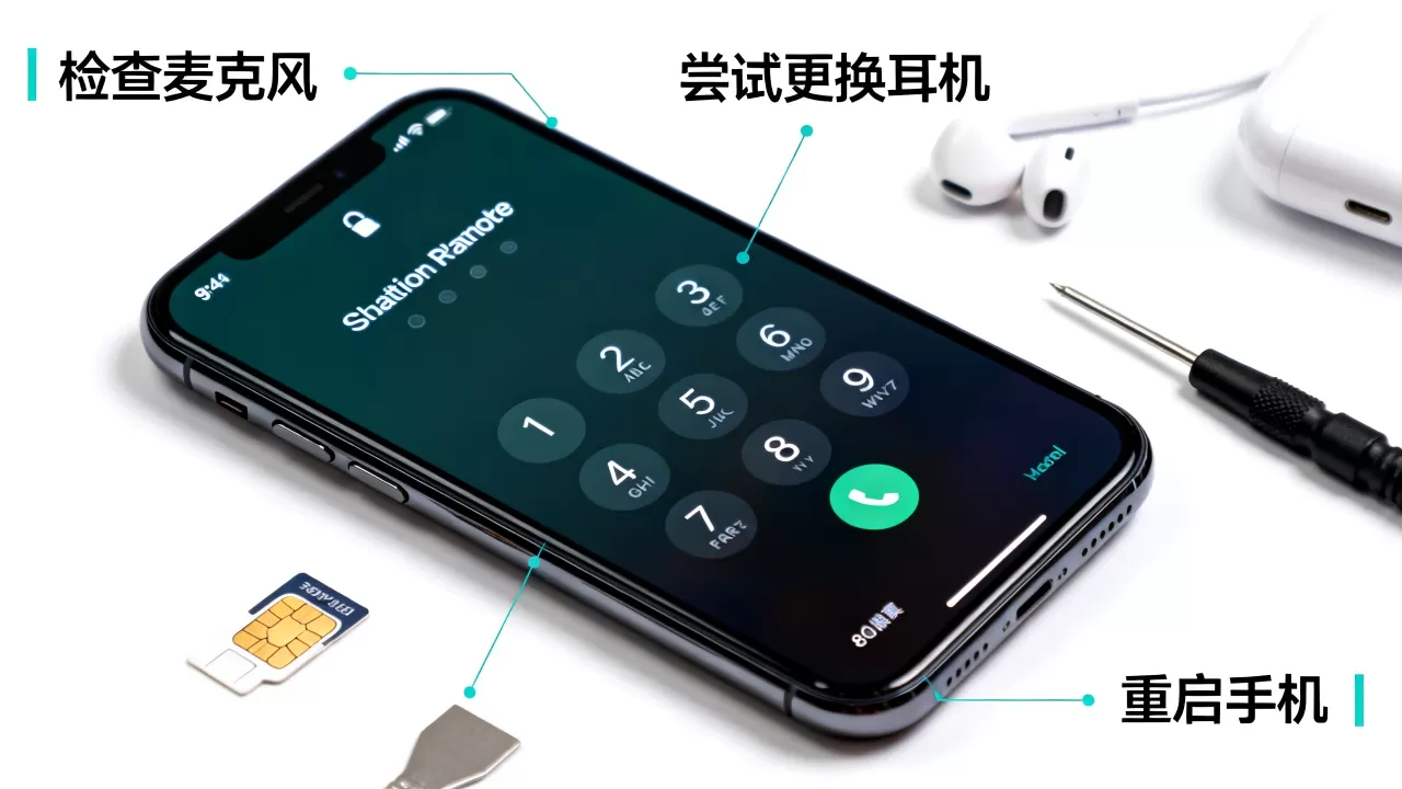 iphone接电话对方听不到声音，iphone通话对方听不见怎么解决