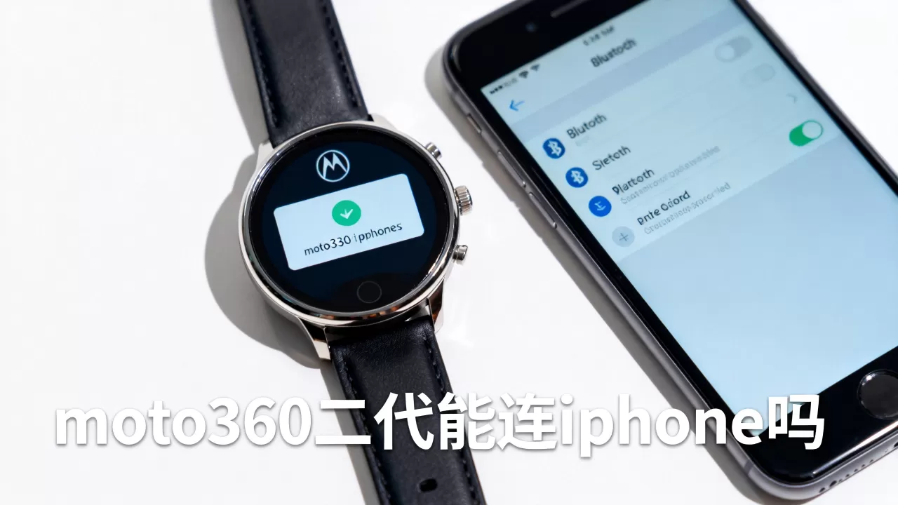 moto360二代能连iphone吗，moto360二代