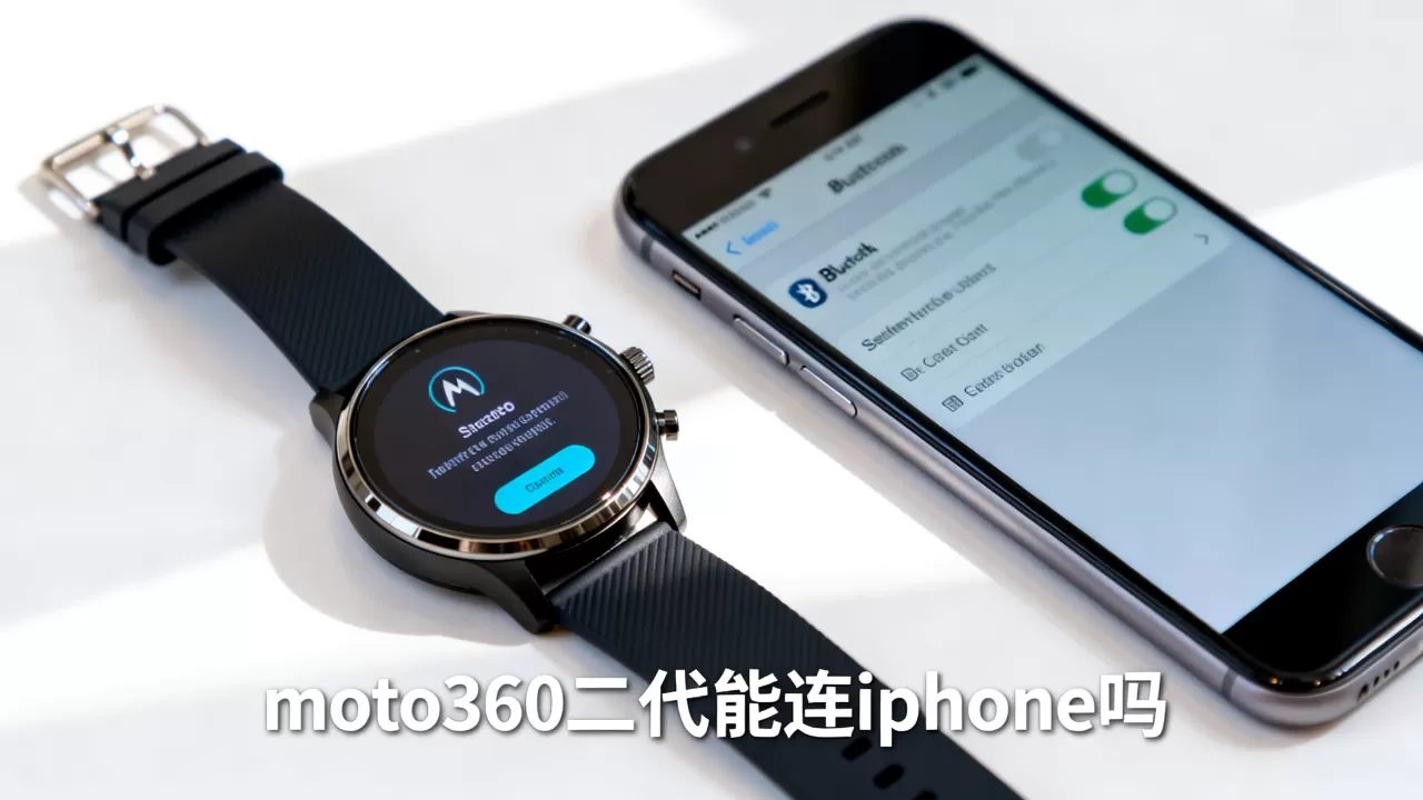 moto360二代能连iphone吗，moto360二代