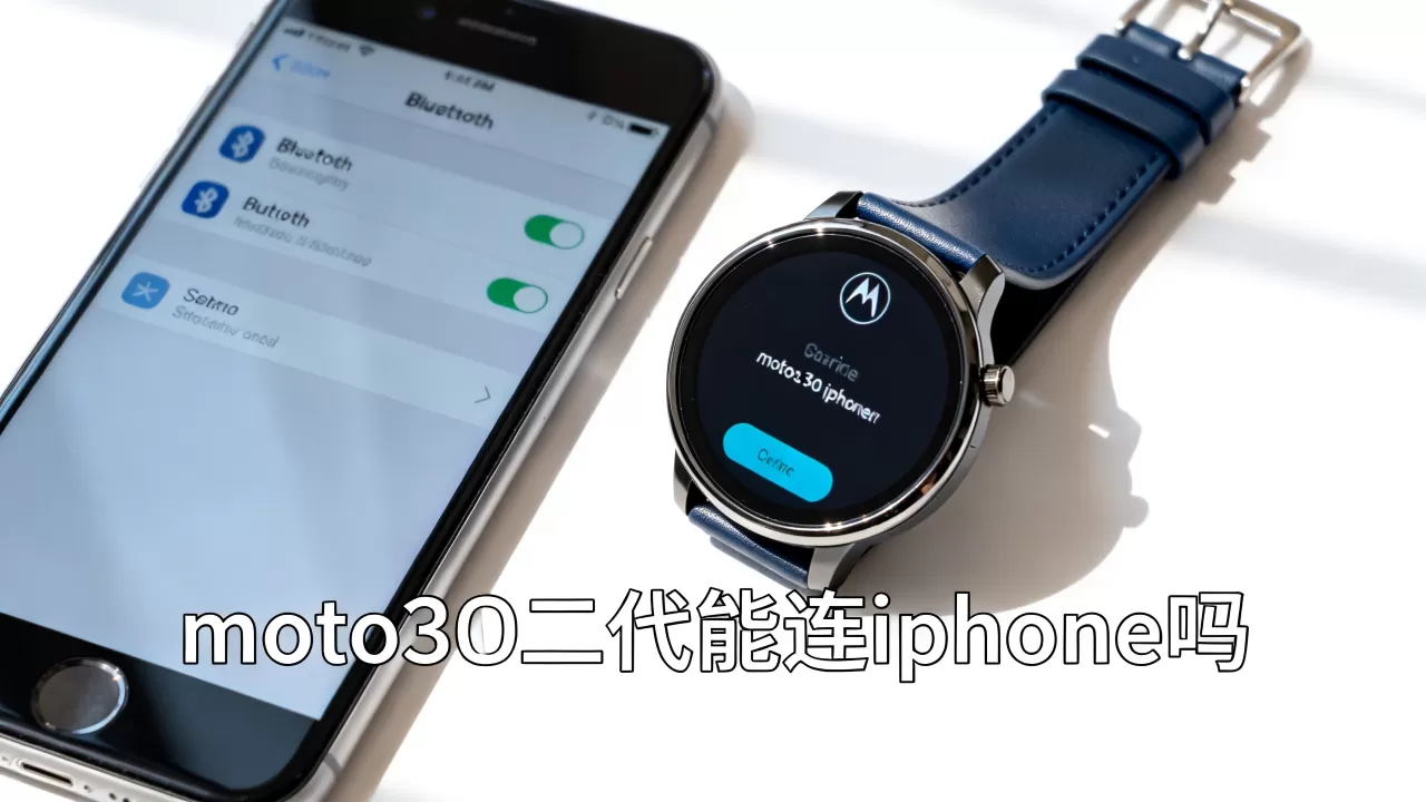 moto360二代能连iphone吗，moto360二代