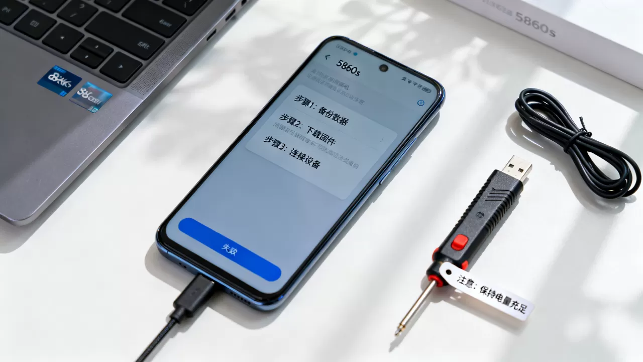 5860s刷机教程，5860s刷机失败怎么办