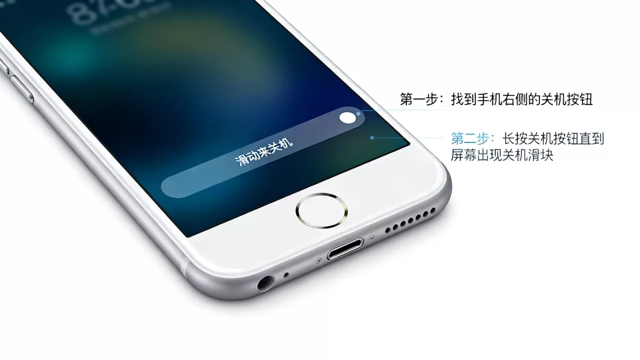 iphone6s怎么关机，iphone6s关机按钮在哪里