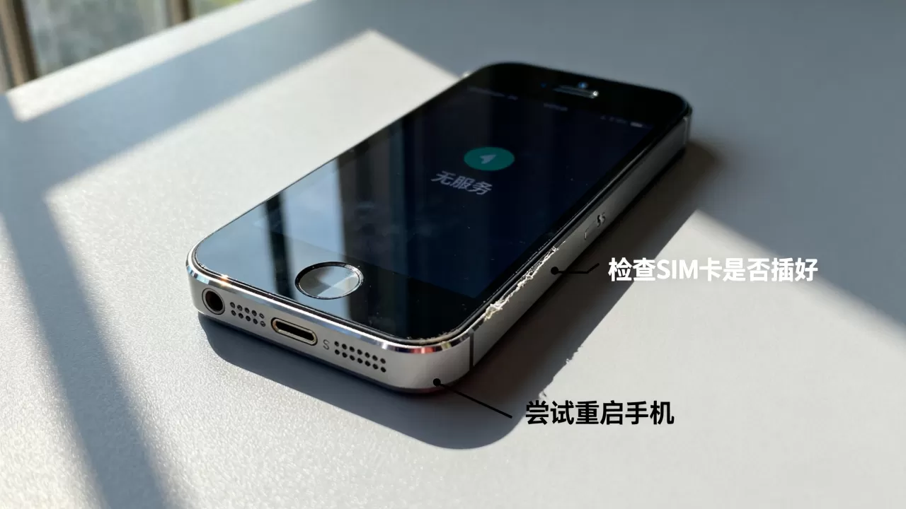 iphone5s无服务怎么办，iphone5s无服务
