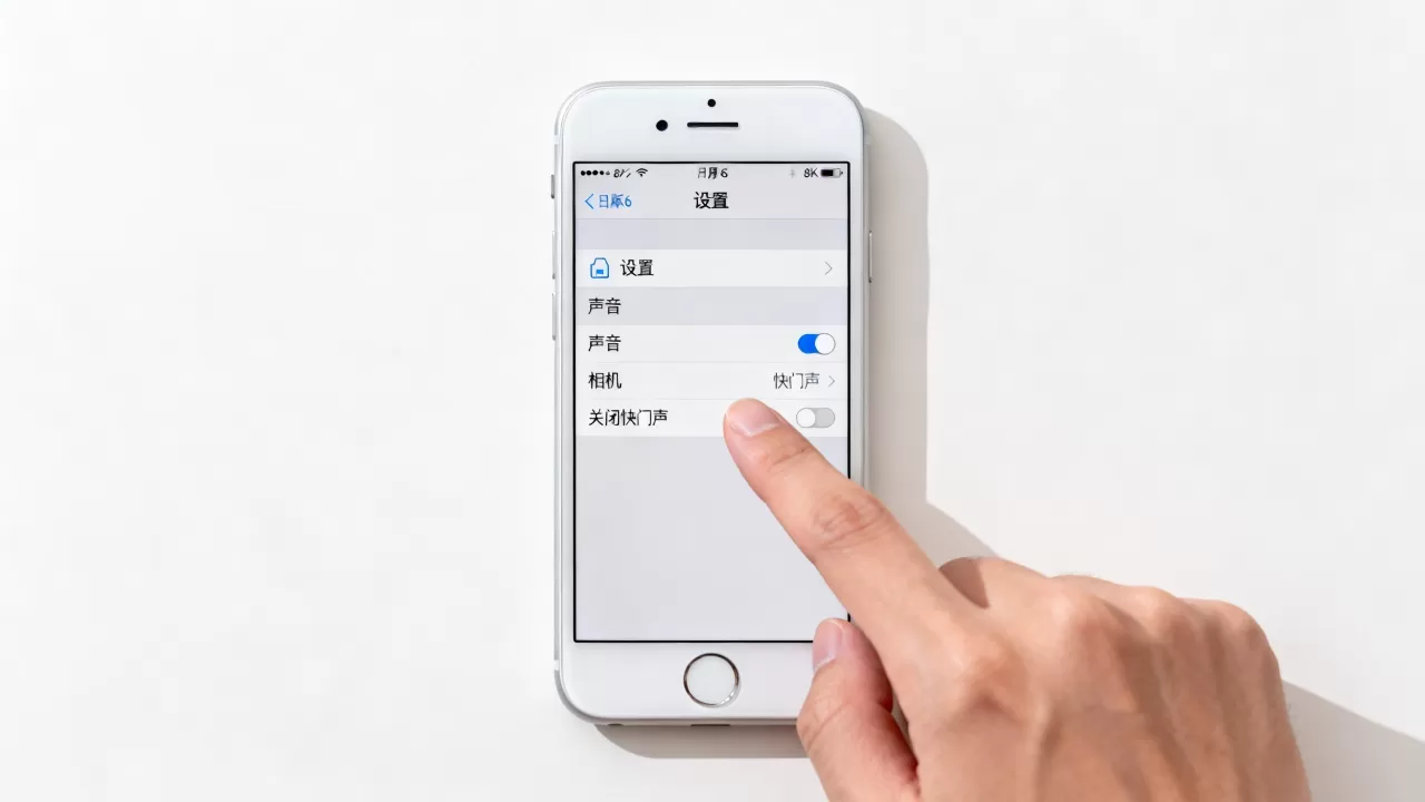 日版iphone6如何关闭拍照声音？iphone6拍照静音设置