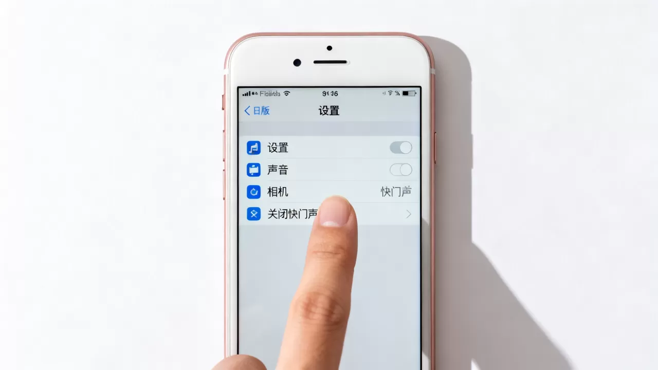 日版iphone6如何关闭拍照声音？iphone6拍照静音设置