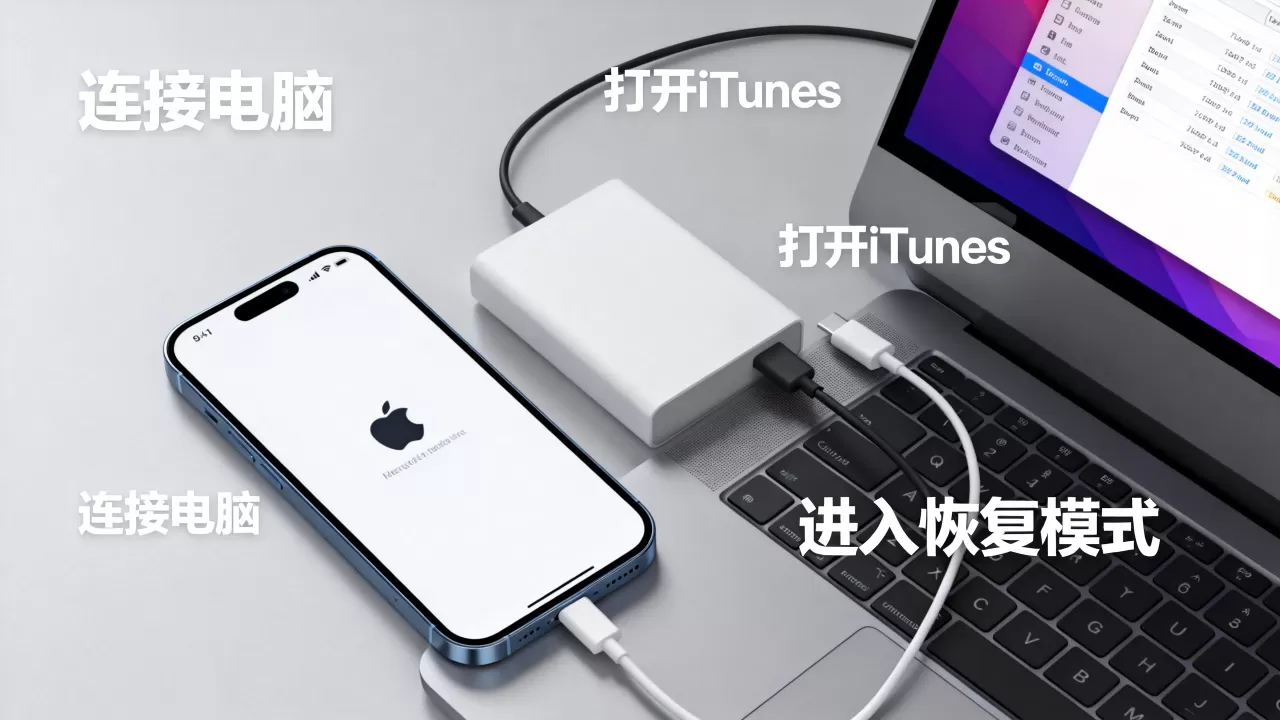 iphone白苹果了怎么刷机，iphone白苹果恢复方法