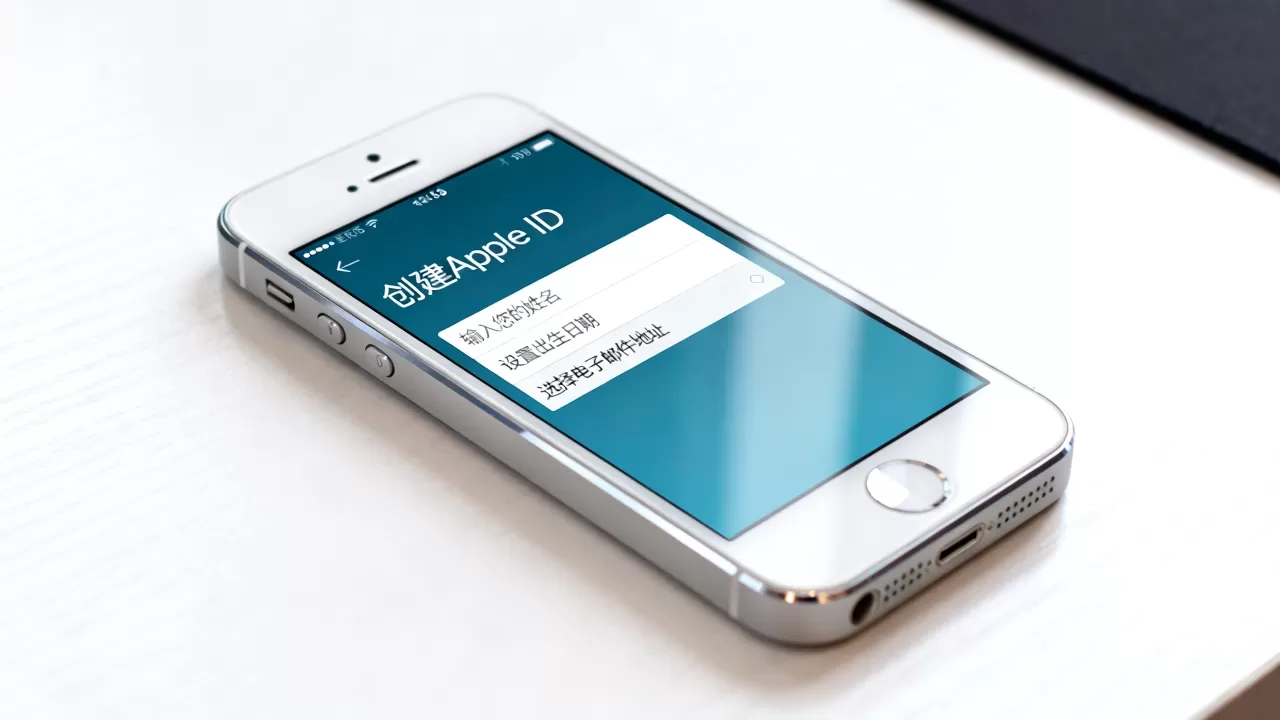 iphone5s怎么创建apple id，创建apple id