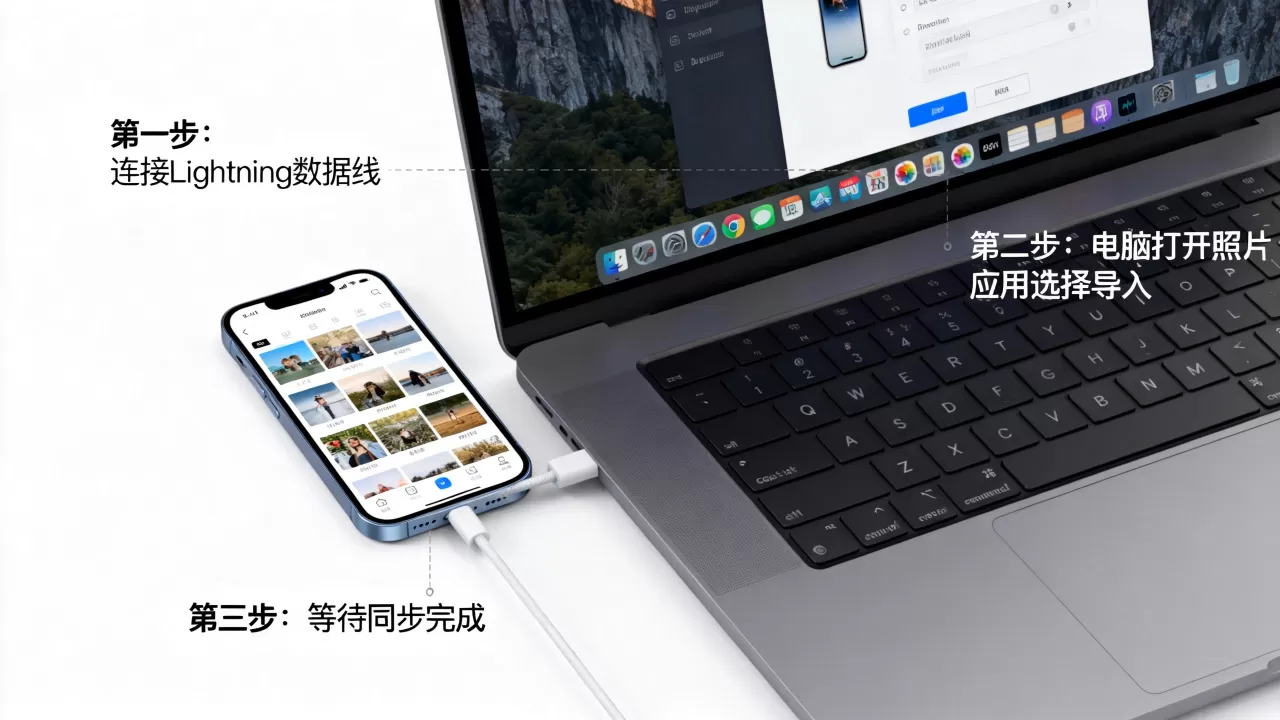 如何把iphone照片同步到电脑，iphone照片怎么传到电脑