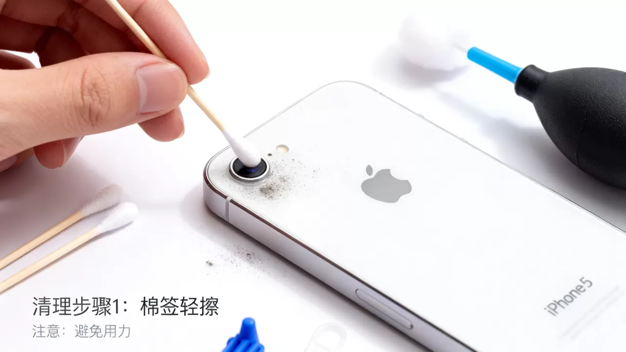 iphone5摄像头清灰，iPhone5手机摄像头进灰怎么清理