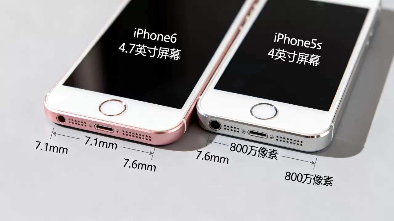 iPhone6和5s区别是什么?iPhone6和5s区别 iPhone6和5s区别是什么?iPhone6和5s区别