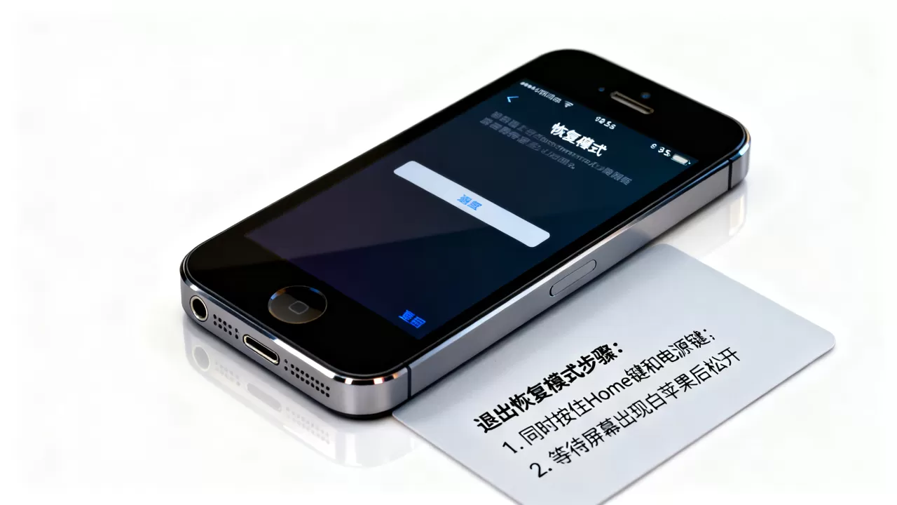 iphone5s退出恢复模式，iphone5s退出恢复模式怎么操作