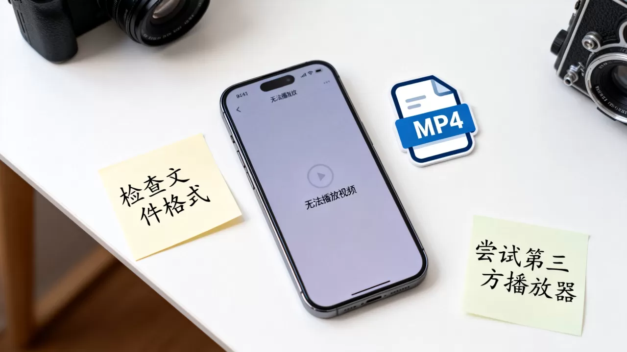 iPhone无法播放MP4视频怎么办？苹果手机MP4格式不兼容解决方法