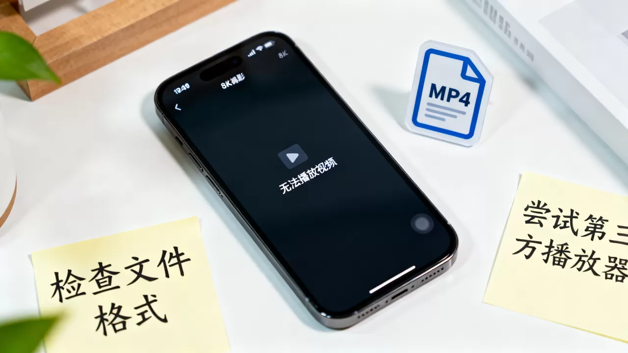 iPhone无法播放MP4视频怎么办？苹果手机MP4格式不兼容解决方法