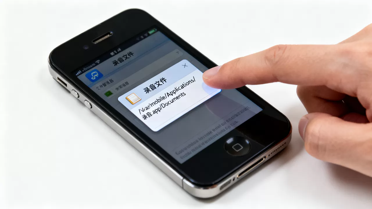 iphone4的录音在哪里，iphone4录音文件存放路径