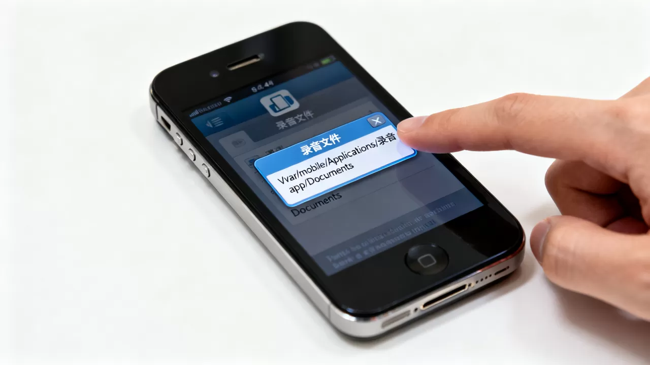 iphone4的录音在哪里，iphone4录音文件存放路径