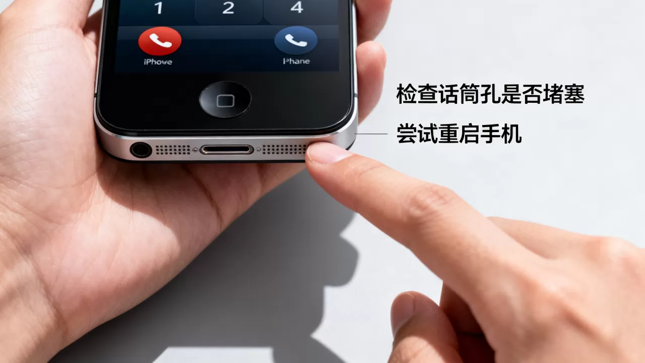 iphone4话筒没声音怎么办，iphone4话筒故障