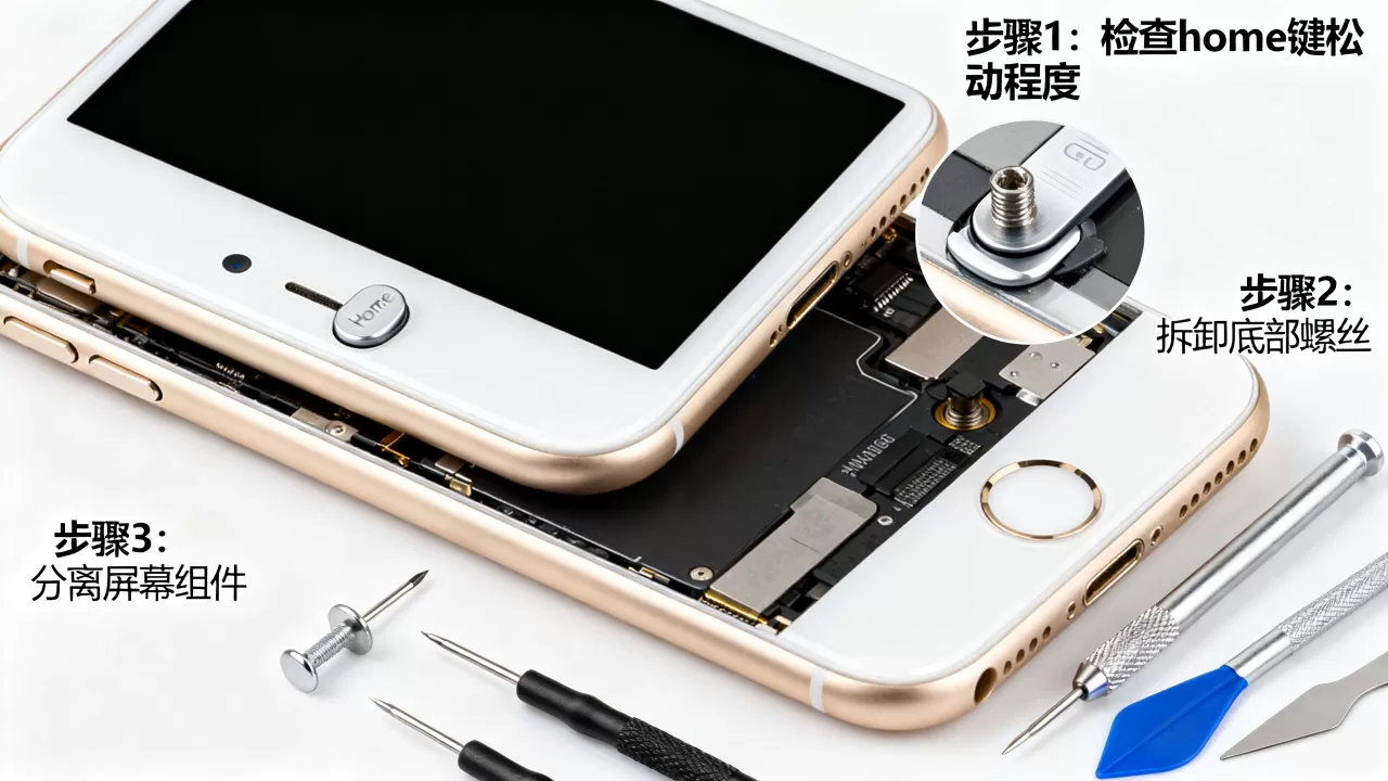 iPhone6的home键松动怎么办，iPhone6home键松动维修