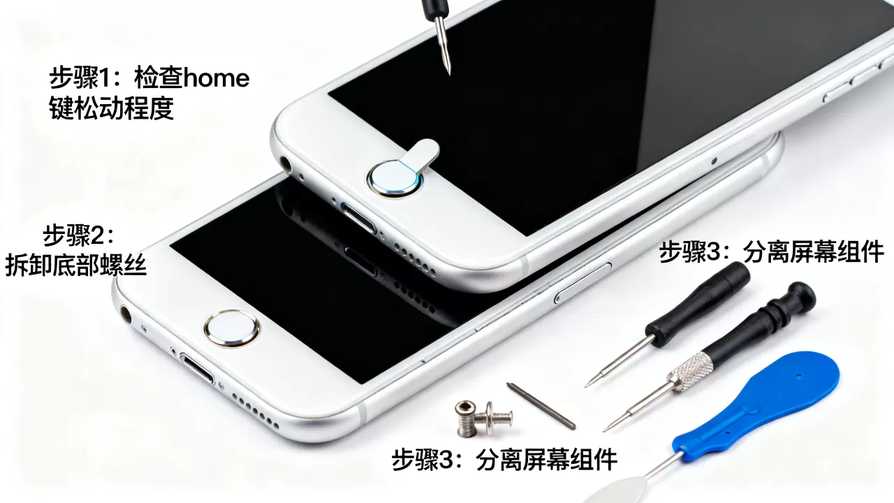 iPhone6的home键松动怎么办，iPhone6home键松动维修