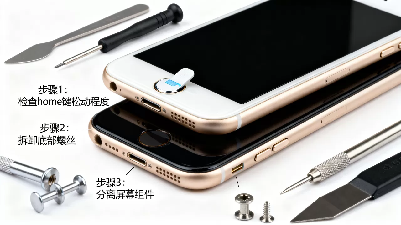 iPhone6的home键松动怎么办，iPhone6home键松动维修