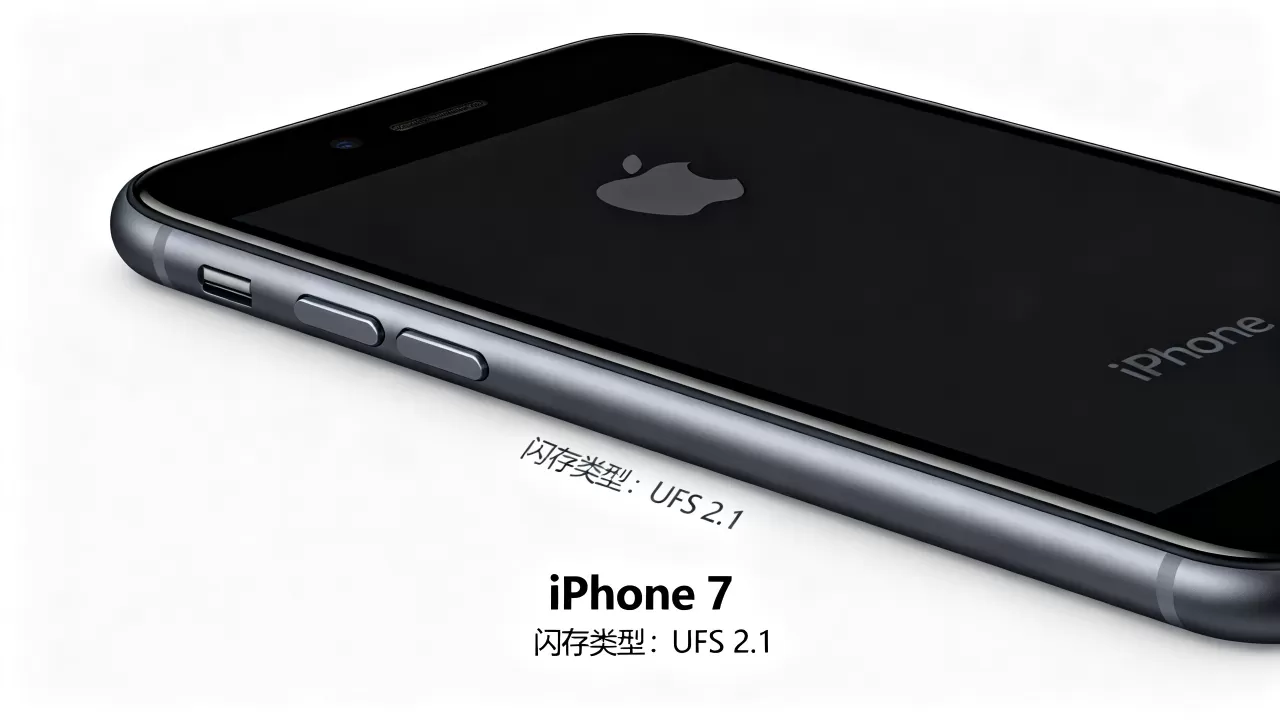 iphone7闪存是ufs2.1吗，iphone7闪存类型