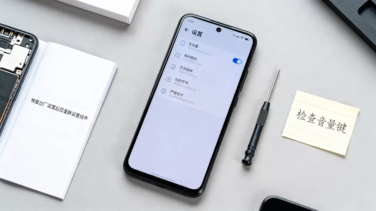 刷机后手机没铃声怎么办，手机恢复出厂设置没声音