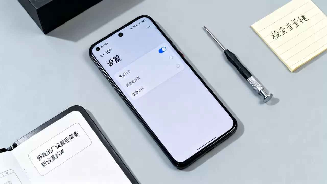 刷机后手机没铃声怎么办，手机恢复出厂设置没声音