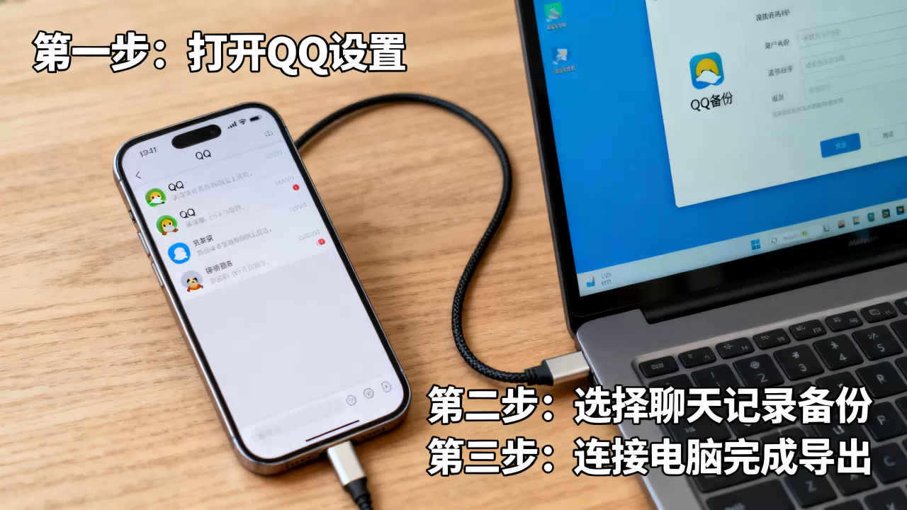 如何导出iphone qq聊天记录，iPhone导出QQ聊天记录方法