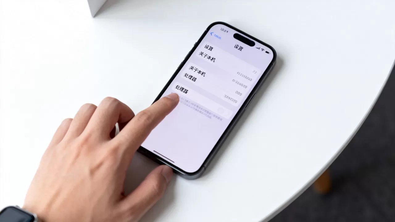 iphone看cpu型号怎么看，苹果怎么看处理器型号