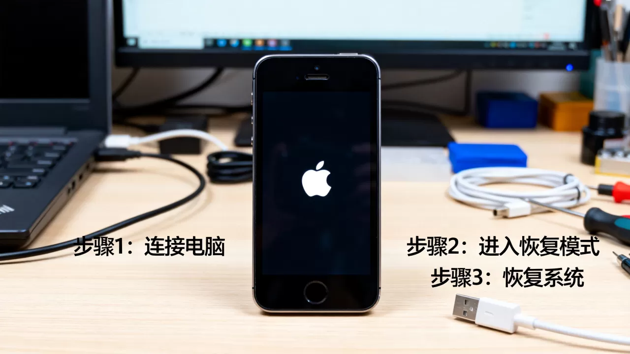 iphone5s白苹果修复，iphone5s白苹果怎么解决