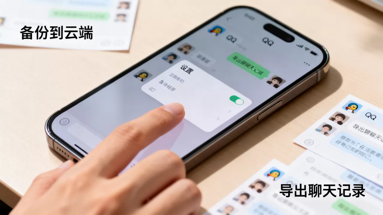 iPhone如何导出QQ聊天记录,苹果手机怎么备份QQ消息 iPhone如何导出QQ聊天记录,苹果手机怎么备份QQ消息