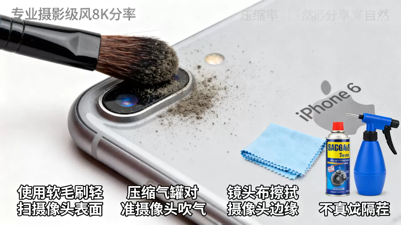 iphone6摄像头进灰怎么清理？iphone6摄像头灰尘解决办法