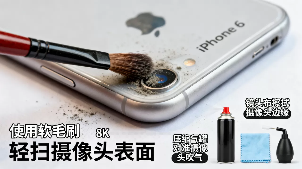 iphone6摄像头进灰怎么清理？iphone6摄像头灰尘解决办法