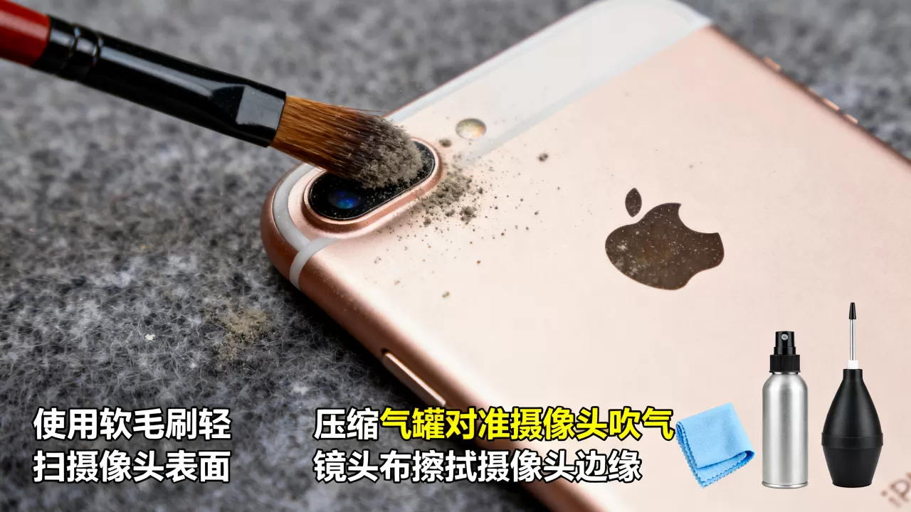 iphone6摄像头进灰怎么清理？iphone6摄像头灰尘解决办法