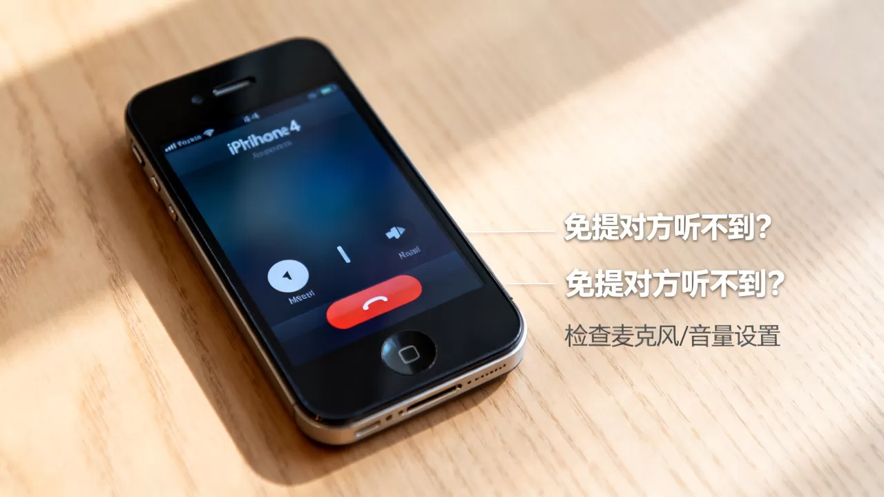 iphone4免提对方听不到怎么办？iphone4免提对方听不到