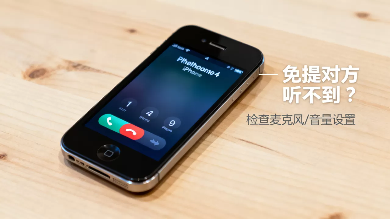 iphone4免提对方听不到怎么办？iphone4免提对方听不到
