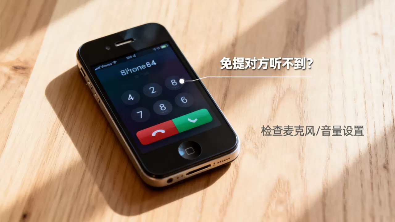 iphone4免提对方听不到怎么办？iphone4免提对方听不到