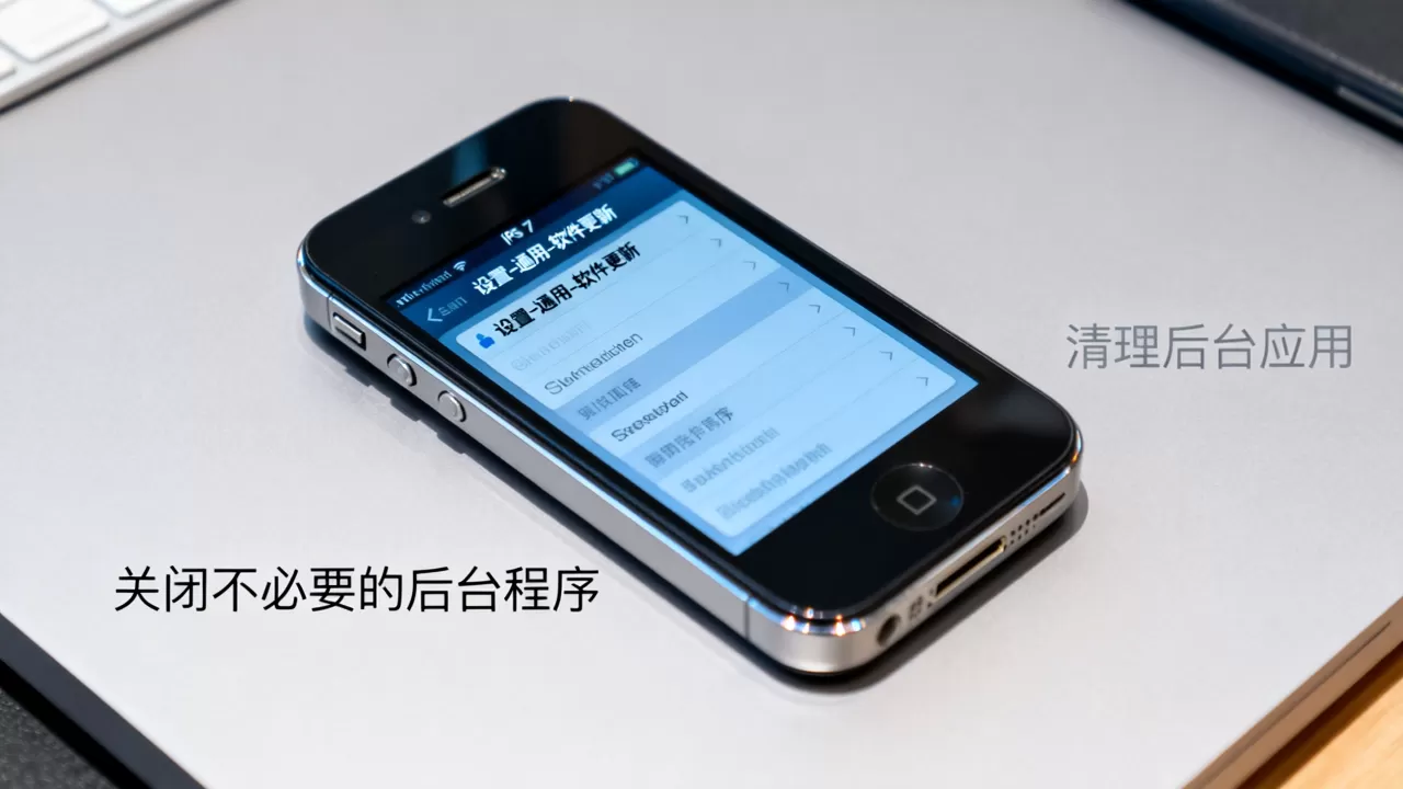 iphone4 ios7设置，iphone4升级ios7后卡顿怎么解决