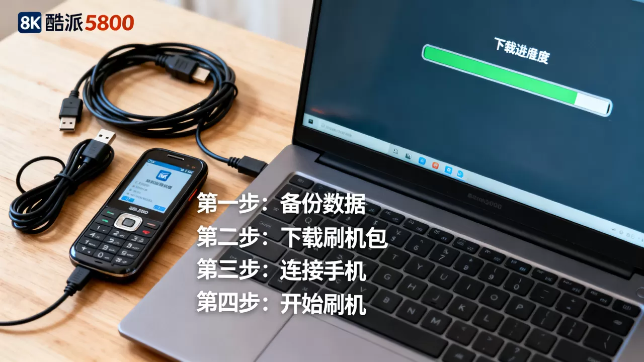 酷派5800刷机教程，酷派5800刷机失败怎么办