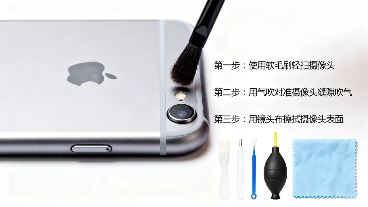 iphone6摄像头有灰尘怎么清理，iphone6摄像头进灰