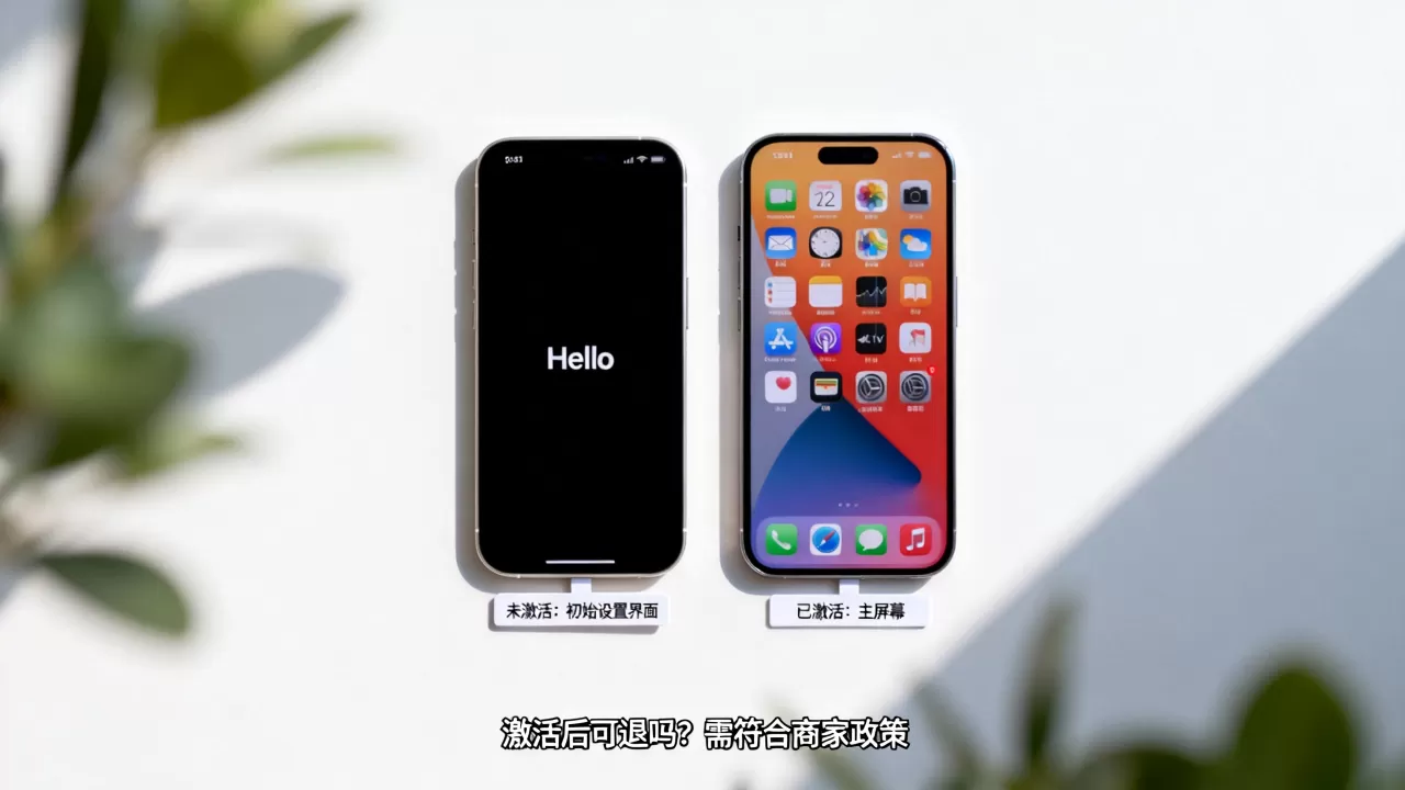 iphone激活和未激活的区别，iphone激活了还能退吗